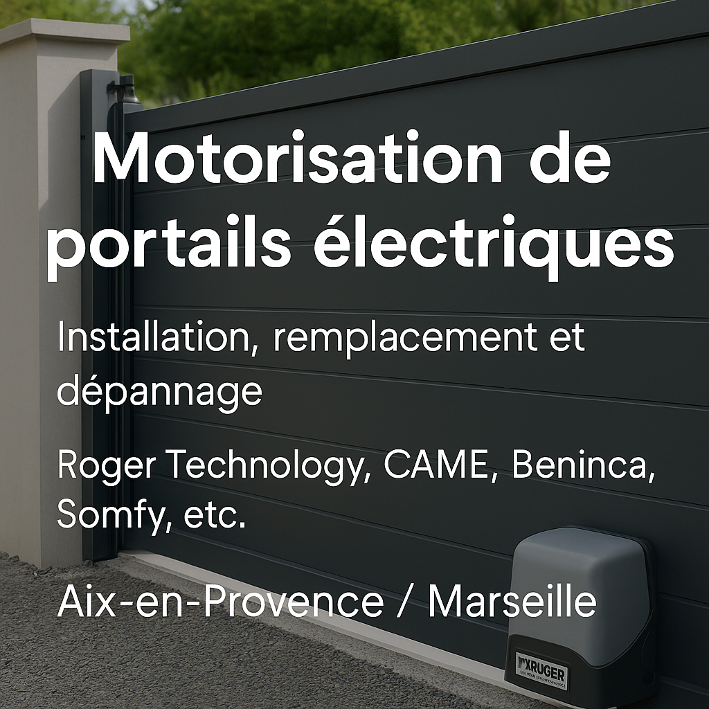 Motorisation de portails électriques