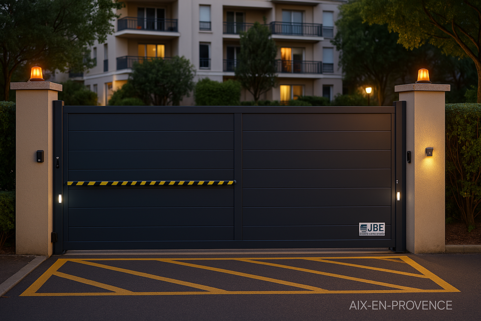 Portail coulissant automatique à Aix en Provence