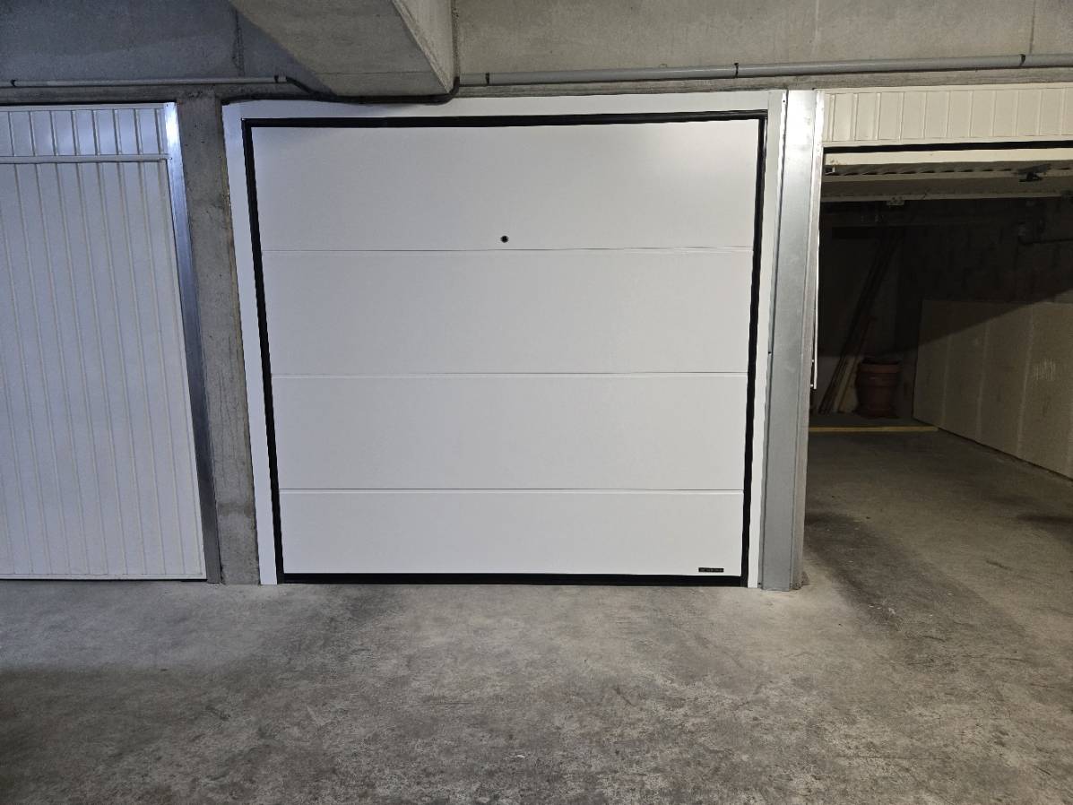 Porte sectionnelle fermée