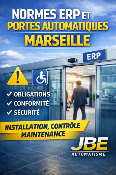 Normes ERP, portes automatiques Marseilles