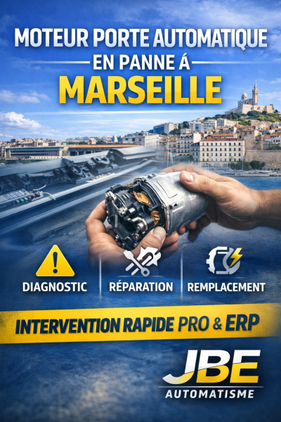 Moteur HS porte automatique Marseille